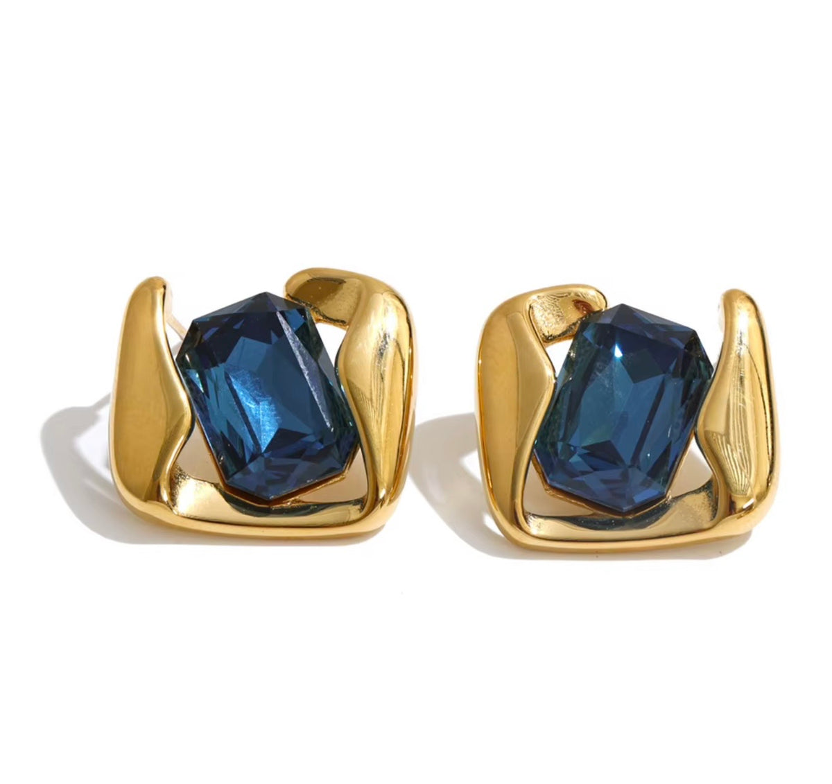 Statement Cube Studs