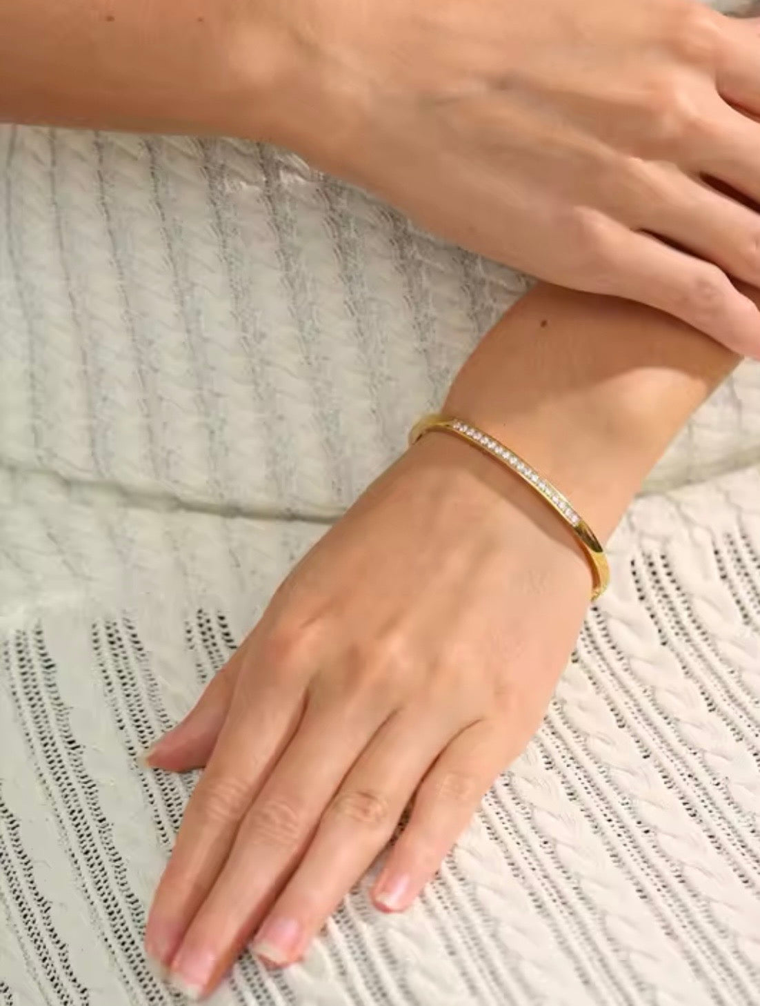 Diamond Row Bangle