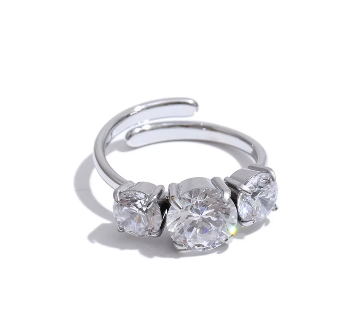 Trinity Crystal Ring