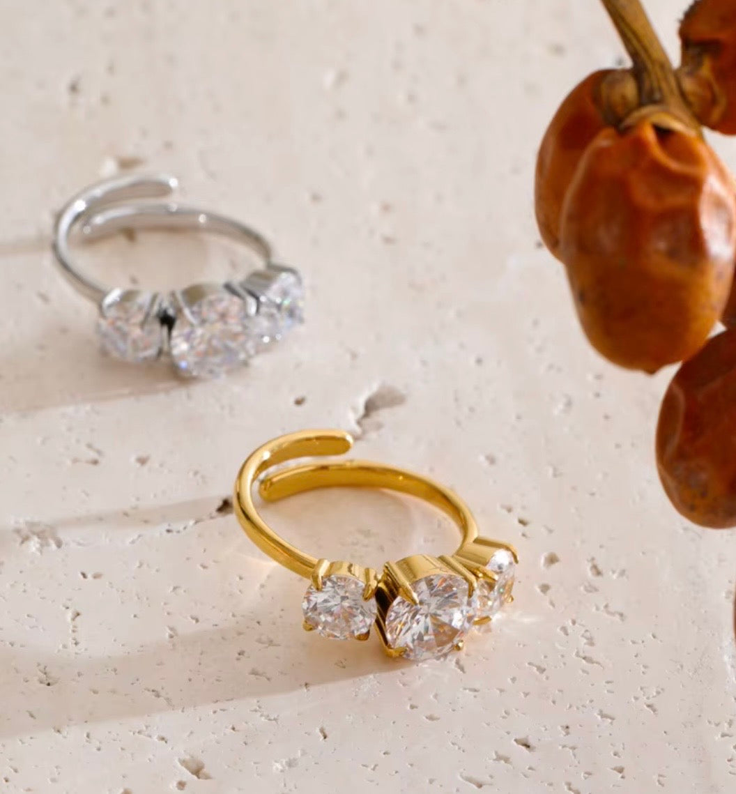Trinity Crystal Ring