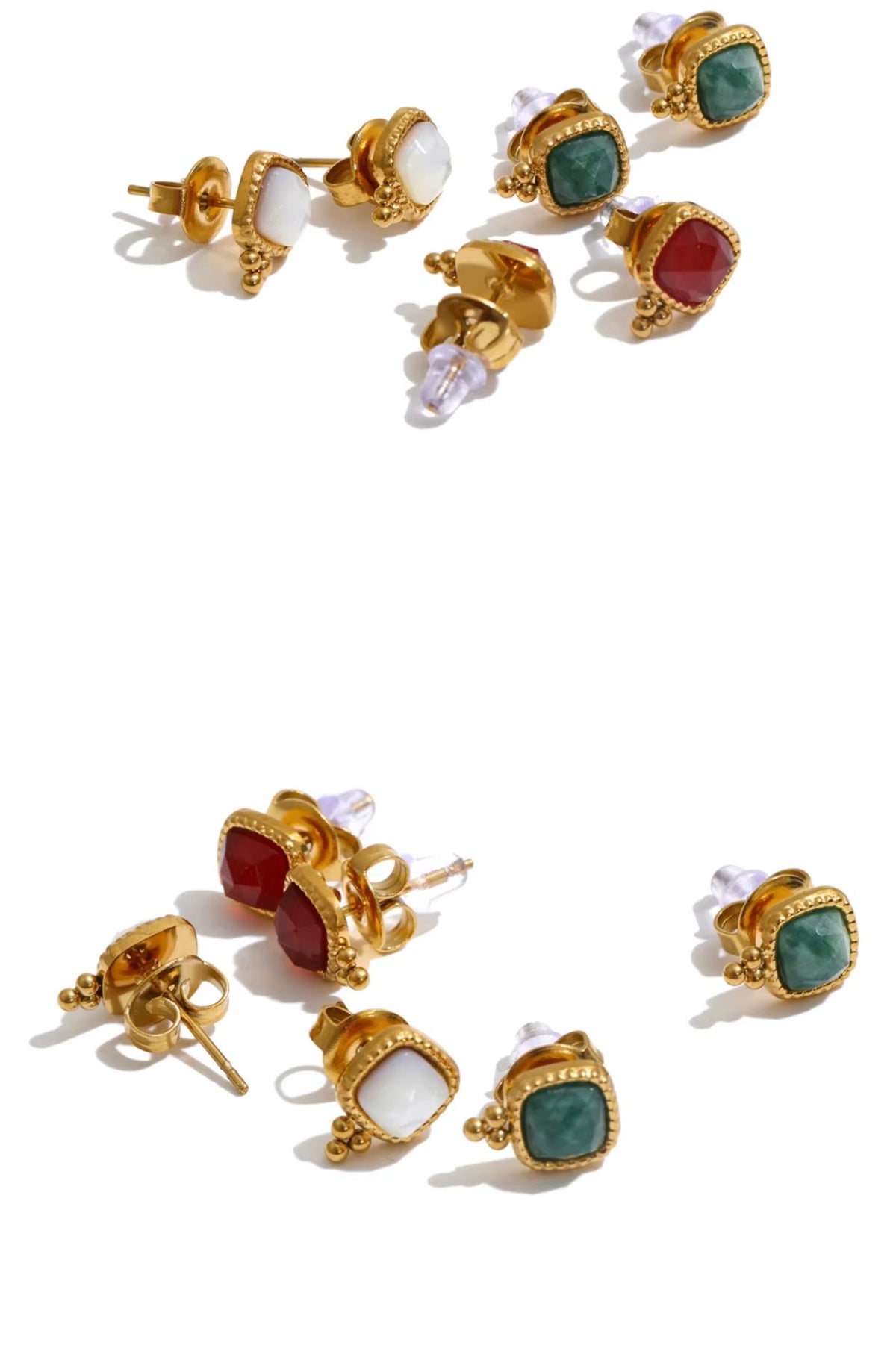 Vintage Gemstone Studs