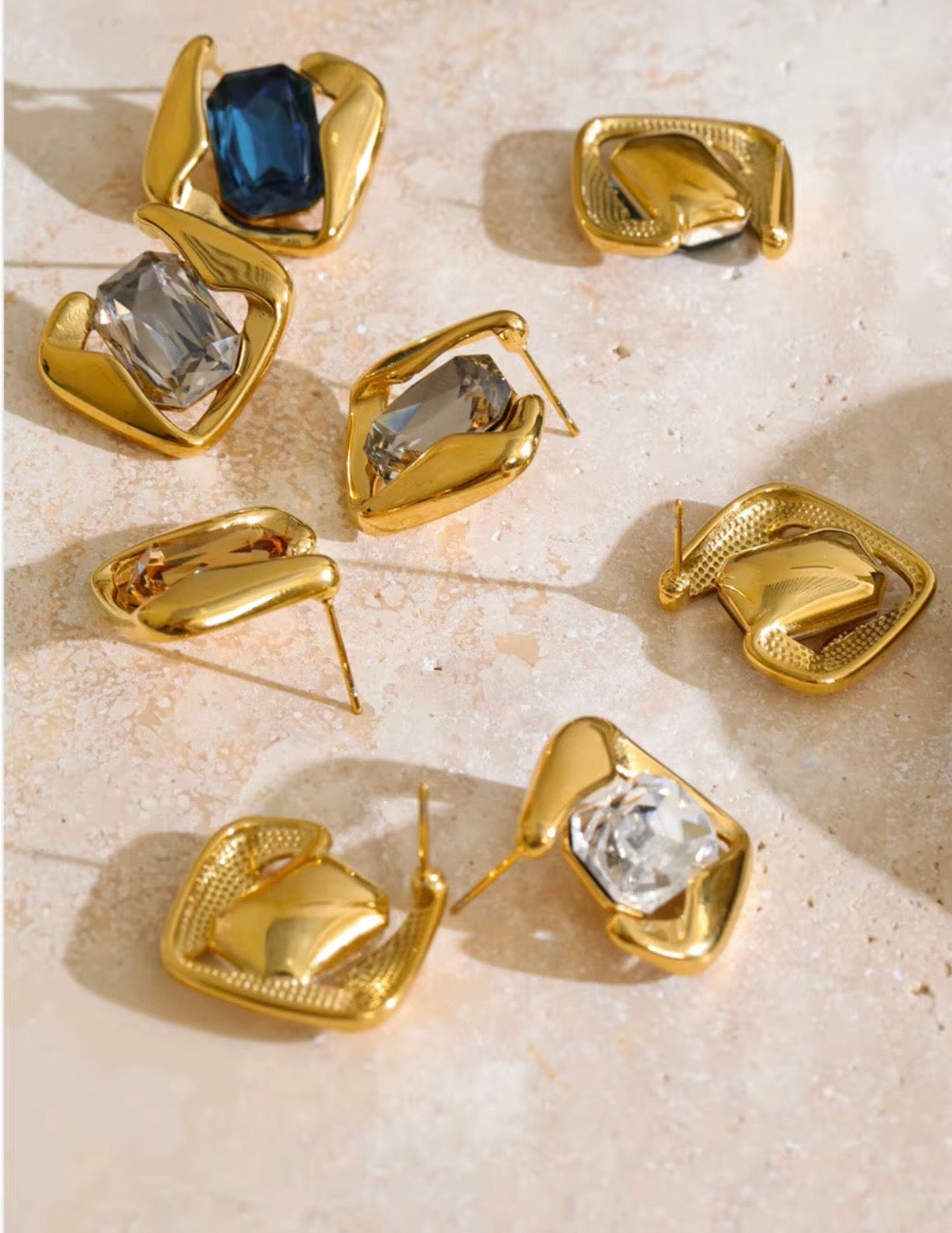 Statement Cube Studs