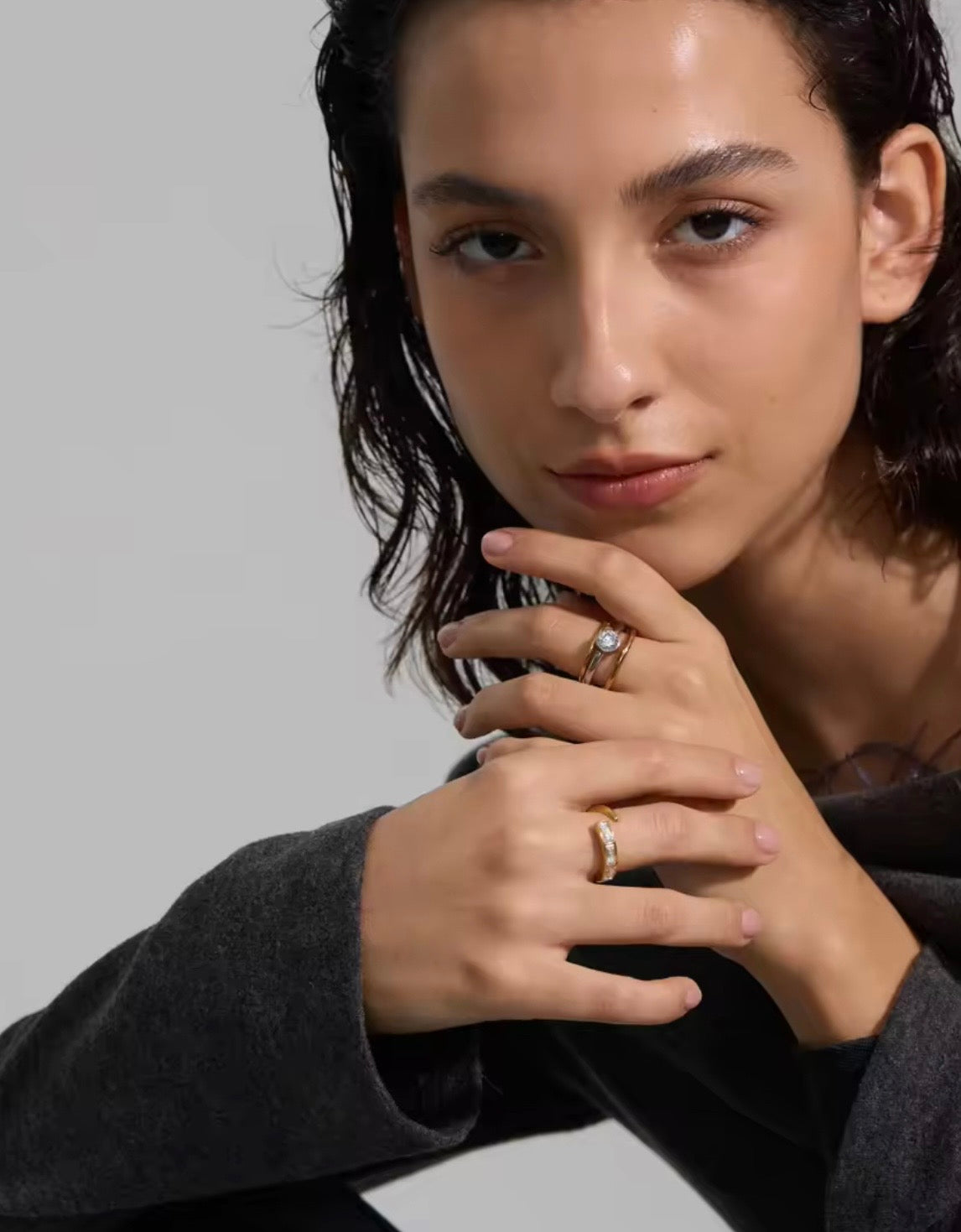 Lyra Baguette Ring