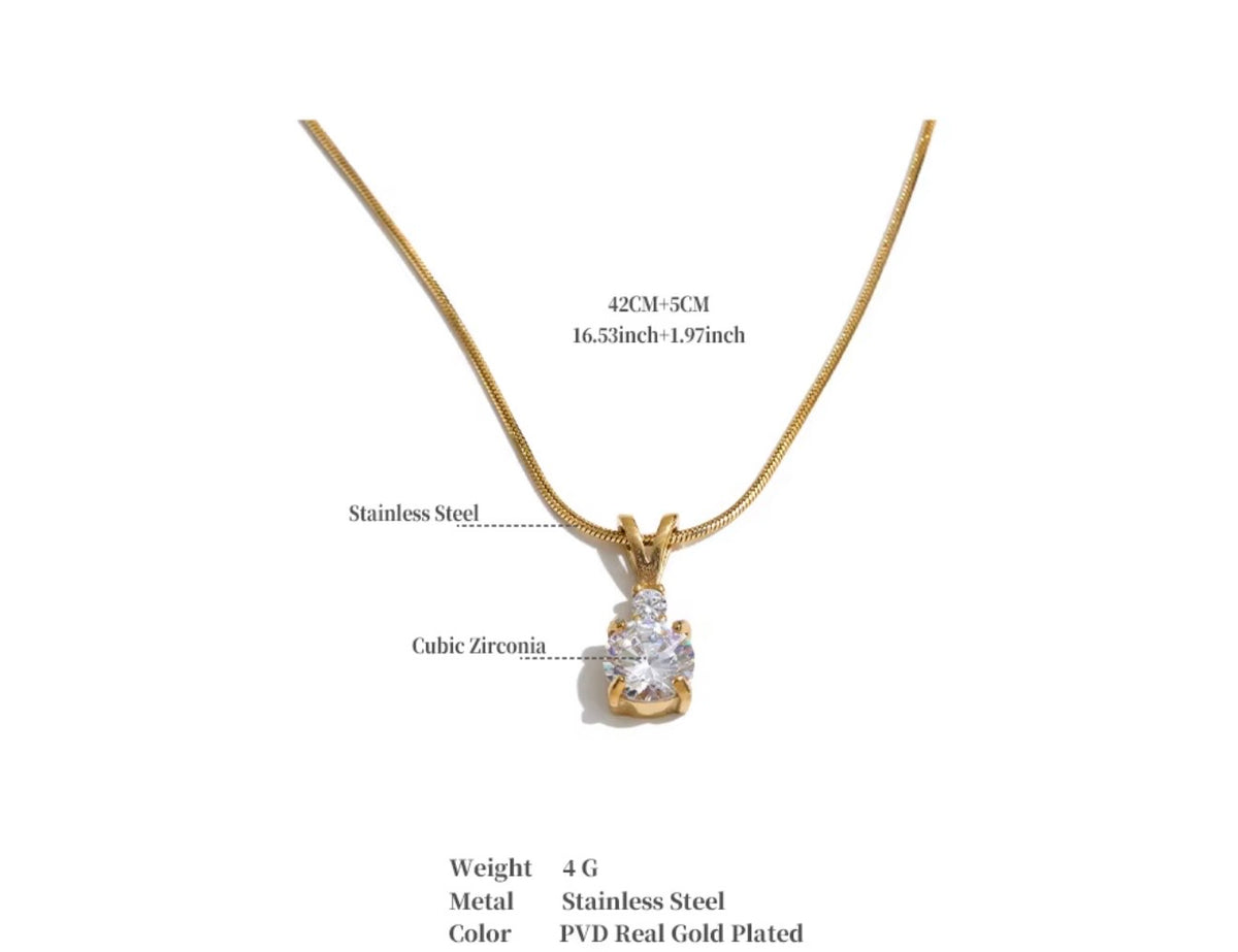 Etoile Crystaldrop Necklace