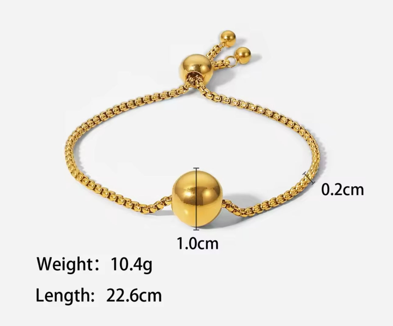 Orbella chain bracelet