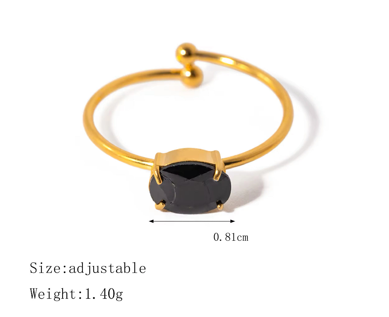 Zenith Zircon ring